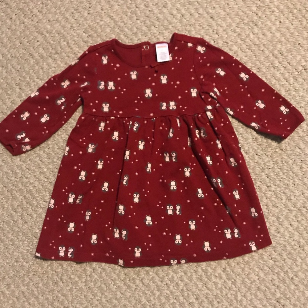 5/$20 Toddler Girl Penguin Holiday Dress